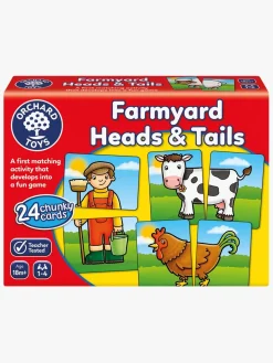 Orchard Toys Puslespil Head and Tail on the Farm 24 Brikker