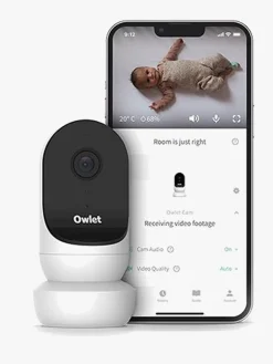 Owlet Cam 2 Babyalarm, White