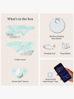 Owlet Dream Sock Babyalarm, Dusty Rose