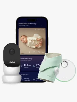Owlet Dream Sock Babyalarm inkl. Owlet Cam 2, Mint