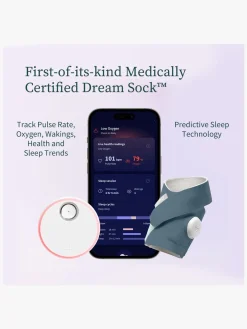 Owlet Dream Sock Babyalarm, Bedtime Blue