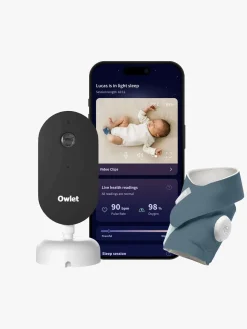 Owlet DreamSight Duo Babyalarm, Bedtime Blue