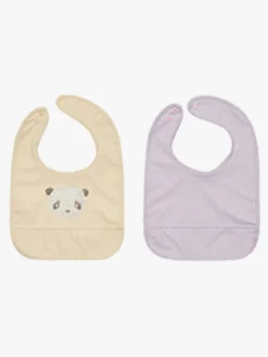 OYOY Lun Lun Panda Hagesmæk 2-pak, Vanilla/Lavender