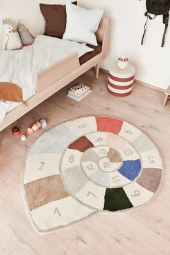 OYOY Mini Nautilus Hopscotch Gulvtæppe 100x112, Multi