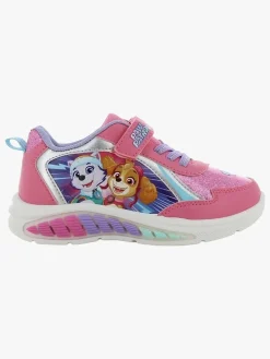 Paw Patrol Blinkende Sneakers, Fuchsia/Silver