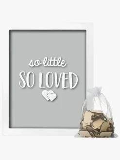 Pearhead Little Wishes Signature Ramme, Hvid/Grå