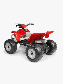 PegPérego Polaris Outlaw Firehjulet ATV 330W, Rød/Hvid