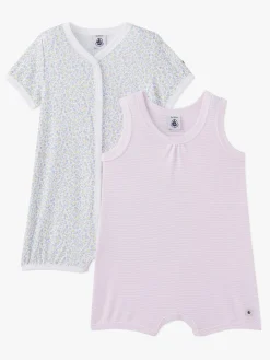 Petit Bateau Jumpsuits, Grå/Lyserød