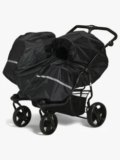 Petite Cherie Regnslag til Søskendevogn, Black