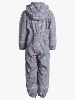 Petite Chérie Atelier Ally Foret Regndragt, Flowers Lavender Gray