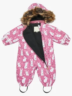 Petite Chérie Atelier Amour Babyflyverdragt, Flower Meadow Heather Rose