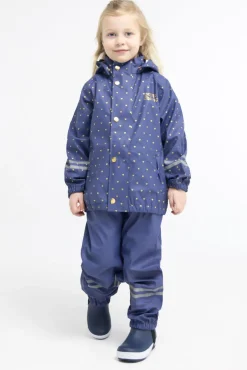 Petite Chérie Atelier Cleo Regnsæt, Crown Blue Mini Hearts