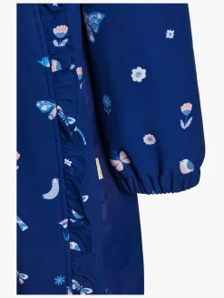 Petite Chérie Atelier Julie Softshelldragt, Butterflies and Flowers Medieval Blue