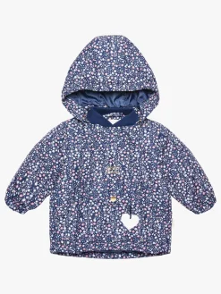 Petite Chérie Atelier Lola Jakke, Navy Small Flower