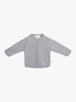 Petite Chérie Atelier Margit Babytrøje, Light Grey/Grey Melange