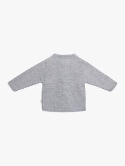 Petite Chérie Atelier Margit Babytrøje, Light Grey/Grey Melange