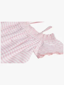 Petite Chérie Atelier Phillipa Top, White/Pink