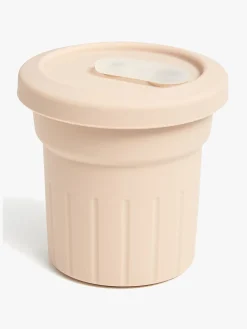 Petite Chérie Elio Silikonekop med Sugerør, Dusty Pink