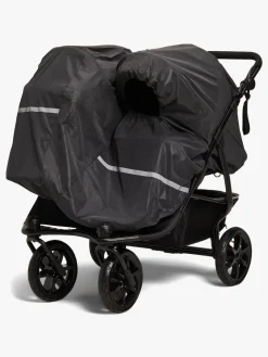 Petite Chérie Regnslag Refleks Søskendevogn, Black