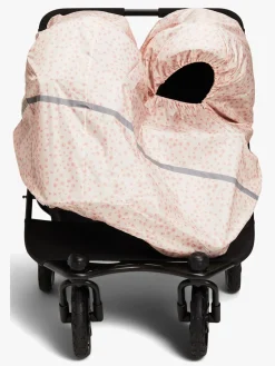 Petite Chérie Regnslag Søskendevogn, Pink Flowers