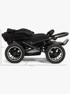 Petite Chérie Solide+ Klapvogn inkl. Babylift, Dark Grey/Grey Melange