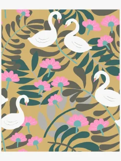 Petite Déco Tapet Swan, Guld