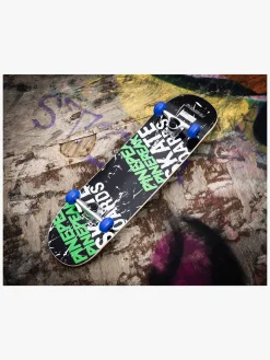 Pinepeak Skateboard, Blå/Grøn