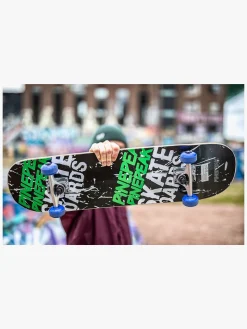 Pinepeak Skateboard, Blå/Grøn