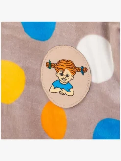 Pippi Langstrømpe Bubbles Velour Trøje, Beige