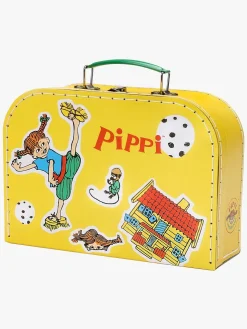Pippi Langstrømpe Kuffert 25 cm, Gul