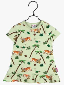 Pippi Langstrømpe Palm Tree Kjole, Grøn