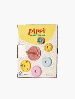 Pippi Langstrømpe Stablelegetøj
