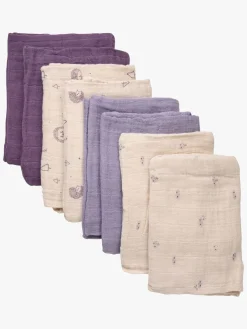 Pippi Tæpper/ Stofbleer i Musselin 8-Pak, Nirvana