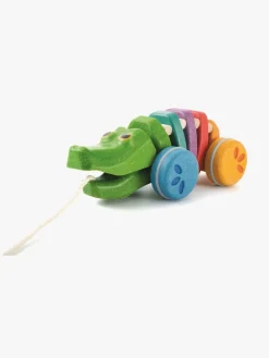 Plan Toys Træklegetøj Krokodille
