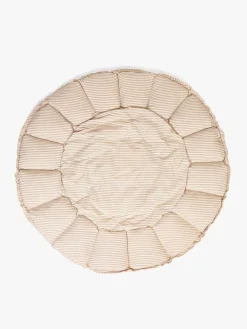 Play&Go Organic Bloom Legetæppe, Stripes Blue