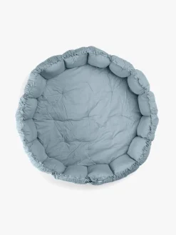 Play&Go Organic Bloom Legetæppe, Dusty Blue