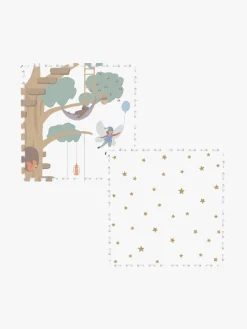 Play&Go Puslespilsmåtte Træhytte 6 Dele