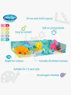 PlayGro  Mix & Match Dinosaurer Build And Play Aktivitetslegetøj