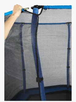 Plum Junior Jumper Trampolin inkl. Beskyttelsesnet 220 cm, Blå/Grøn