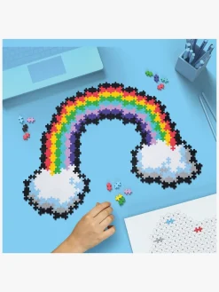 Plus-Plus Puzzle By Number Regnbue & Enhjørning 500 Dele