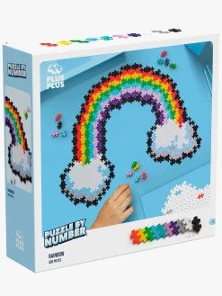 Plus-Plus Puzzle By Number Regnbue & Enhjørning 500 Dele