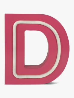 POPP Bogstavslampe D, Lyserød