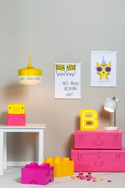 POPP Bogstavslampe J, Lyserød