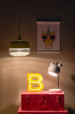 POPP Bogstavslampe K, Gul