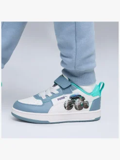 Puma Caven 2.0 Lo Hot Wheels AC+ PS Sneakers, Cool Blue/White/Aquatic