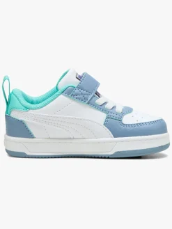 Puma Caven 2.0 Lo Hot Wheels AC+ Infant Sneakers, Cool Blue/White/Aquatic