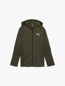 Puma Evostripe Full-Zip Hættetrøje, Grøn