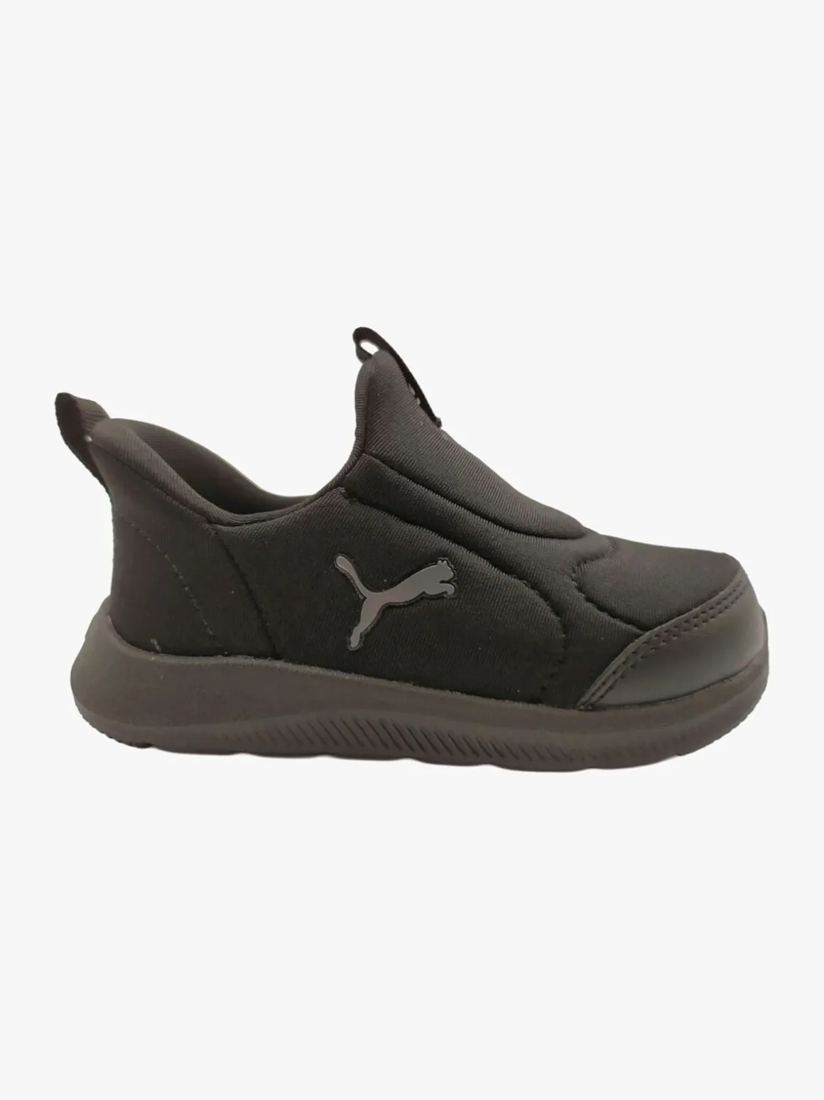 Puma Fun Racer 2 Slip On Infant Sneakers, Black/Cool Dark Gray
