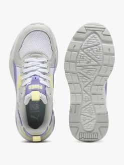 Puma Trinity Lite Jr Sneakers, White/Lavender Alert/Glacial Gray