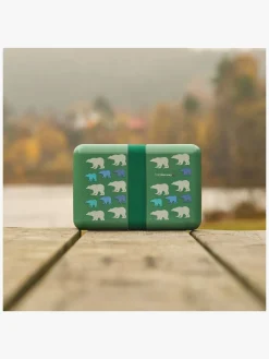 Pure Norway Rygsæk Isbjørn, Skolestartssæt, Grøn